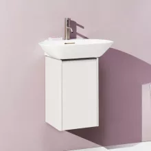   Laufen Base matt fehér alsószekrény 32x34x52 cm balos ajtóval H4030231102601