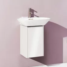   Laufen Base fényes fehér alsószekrény 32x34x52 cm balos ajtóval H4030231102611