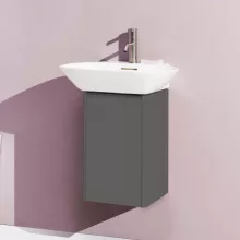   Laufen Base matt antracitszürke alsószekrény 32x34x52 cm jobbos ajtóval H4030241102661