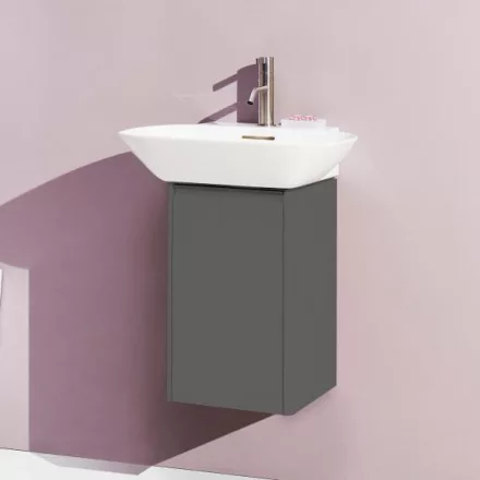 Laufen Base matt antracitszürke alsószekrény 32x34x52 cm jobbos ajtóval H4030241102661