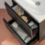 Laufen Lani antracit alsószekrény 48,2x44,8x51,5cm, két fiókkal H4035121122661