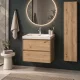Laufen Lani tölgy színű alsószekrény 48,2x44,8x51,5 cm két fiókkal H4035121122671