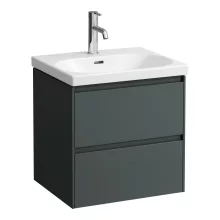   Laufen Lani antracit alsószekrény 53,4x44,8x51,5 cm két fiókkal H4035221122661