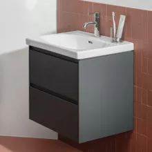   Laufen Lani antracit alsószekrény 63,6x44,2x51,5cm, két fiókkal H4035421122661