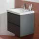 Laufen Lani antracit alsószekrény 63,6x44,2x51,5cm, két fiókkal H4035421122661