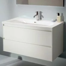   Laufen Lani matt fehér alsószekrény 98,4x44x53 cm két fiókkal H4035621122601