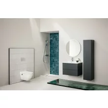   Laufen Lani antracitszürke alsószekrény 98,4x44x53 cm két fiókkal H4035621122661