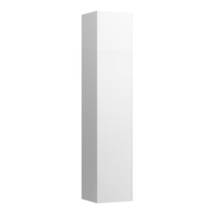Laufen Lani matt fehér magas szekrény 165x33,5x35,3 cm üvegpolcokkal, balos H4037211122601