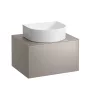 Laufen Sonar 1 fiókos alsószekrény 58x45 cm, titán H4054010340421