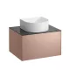 Laufen Sonar 1 fiókos alsószekrény 58x45 cm, réz/nero marquina H4054010341411