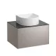 Laufen Sonar 1 fiókos alsószekrény 58x45 cm, titán/nero marquina H4054010341421