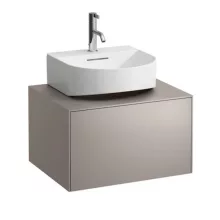   Laufen Sonar titán alsószekrény 57,7x45,7x34,1 cm egy fiókkal H4054310340421