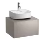 Laufen Sonar titán alsószekrény 57,7x45,7x34,1 cm egy fiókkal H4054310340421