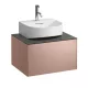 Laufen Sonar réz alsószekrény 57,7x45,7x34,1 cm egy fiókkal, kerámia pulttal H4054310341411