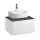 Laufen Sonar matt fehér alsószekrény 57,7x45,7x34,1 cm egy fiókkal, kerámia pulttal H4054310341431