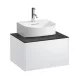 Laufen Sonar matt fehér alsószekrény 57,7x45,7x34,1 cm egy fiókkal, kerámia pulttal H4054310341431