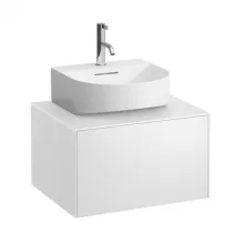   Laufen Sonar matt fehér alsószekrény 57,7x45,7x34,1 cm egy fiókkal H4054310341701