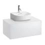 Laufen Sonar matt fehér alsószekrény 77,7x45,7x34,1 cm egy fiókkal H4054410341701