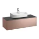 Laufen Sonar réz alsószekrény 117,7x45,7x34,1 cm egy fiókkal, kerámia pulttal H4054510341411