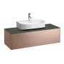 Laufen Sonar réz alsószekrény 117,7x45,7x34,1 cm egy fiókkal, kerámia pulttal H4054510341411