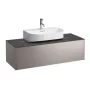 Laufen Sonar titán alsószekrény 117,7x45,7x34,1 cm egy fiókkal, kerámia pulttal H4054510341421