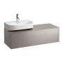 Laufen Sonar titán alsószekrény balos kivágással 117,7x45,7x34,1 cm egy fiókkal H4054520340421