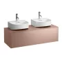 Laufen Sonar réz alsószekrény kettő kivágással 117,7x45,7x34,1 cm egy fiókkal H4054540340411