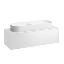   Laufen Sonar matt fehér alsószekrény 117,7x45,7x34,1 cm egy fiókkal H4054710341701