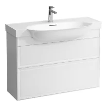   Laufen The New Classic matt fehér alsószekrény 97,6x31,6x67,7 cm, két fiókkal H4060920851701