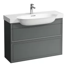   Laufen The New Classic antracit alsószekrény 97,6x31,6x67,7 cm, két fiókkal H4060920856271