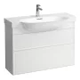 Laufen The New Classic fényes fehér alsószekrény 97,6x31,6x67,7 cm, két fiókkal H4060920856311