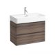 Laufen Space sötét szilfa alsószekrény 73.5x41x50 cm H4101821601031