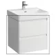 Laufen Base 2.0 mosdószekrény 2 fiókkal 52x45x52 cm, fényes fehér kivitelben