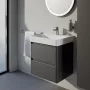 Laufen Base 2.0 mosdószekrény 2 fiókkal 52x45x52 cm, szürke kivitelben