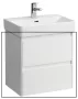 Laufen Base 2.0 mosdószekrény 2 fiókkal 52x36x52 cm, fényes fehér kivitelben