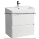 Laufen Base 2.0 mosdószekrény 2 fiókkal 57x36x52 cm, fényes fehér kivitelben