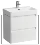 Laufen Base 2.0 mosdószekrény 2 fiókkal 57x36x52 cm, fényes fehér kivitelben