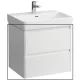 Laufen Base 2.0 mosdószekrény 2 fiókkal 57x45x52 cm, fényes fehér kivitelben