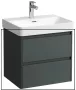Laufen Base 2.0 mosdószekrény 2 fiókkal 57x45x52 cm, szürke kivitelben