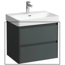 Laufen Base 2.0 mosdószekrény 2 fiókkal 62x45x52 cm, szürke kivitelben
