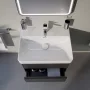 Laufen Base 2.0 mosdószekrény 2 fiókkal 62x45x52 cm, szürke kivitelben
