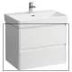 Laufen Base 2.0 mosdószekrény 2 fiókkal 67x45x52 cm, fényes fehér kivitelben