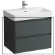 Laufen Base 2.0 mosdószekrény 2 fiókkal 67x45x52 cm, szürke kivitelben