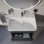 Laufen Base 2.0 mosdószekrény 2 fiókkal 67x45x52 cm, szürke kivitelben