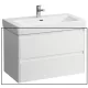 Laufen Base 2.0 mosdószekrény 2 fiókkal 82x45x52 cm, fényes fehér kivitelben