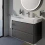 Laufen Base 2.0 mosdószekrény 2 fiókkal 82x45x52 cm, szürke kivitelben