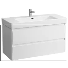 Laufen Base 2.0 mosdószekrény 2 fiókkal 102x45x52 cm, fényes fehér kivitelben