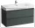 Laufen Base 2.0 mosdószekrény 2 fiókkal 102x45x52 cm, szürke kivitelben