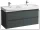Laufen Base 2.0 mosdószekrény 4 fiókkal 117x45x52 cm, szürke kivitelben