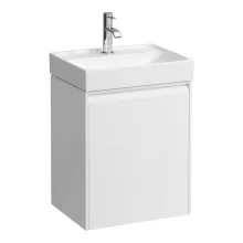   Laufen Meda alsószekrény H815111 kézmosóhoz bal oldali zsamérral, matt fehér H4215410112601
